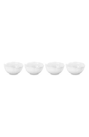 LE CREUSET Stoneware Petal Set of 4 Bowls in White at Nordstrom