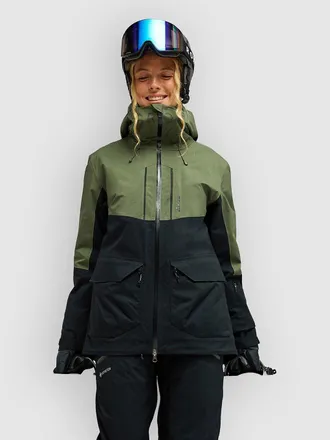 Roxy Gore-Tex Stretch Purelines Primaloft Giacca verde
