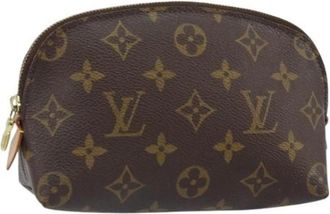 Louis Vuitton Pre-owned Vintage Canvas Clutch - Dames - Vintage Clutch - Bruin - ONE Size - Vintage