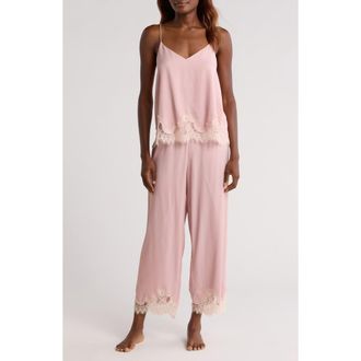 Nordstrom Midnight Lace Pajamas in Pink Puff at Nordstrom Rack, Size Medium