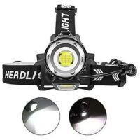 OEM Linterna Frontal Led Recargable De 12000 L&uacute;menes, Potente Linterna Frontal Xhp90, Linterna Frontal De Alta Potencia, Luz De Trabajo Con Zoom, 4 Modos 