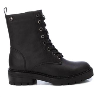 Xti Womens Combat Booties In Black