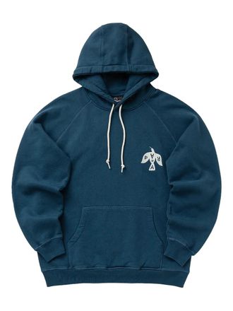 by Parra logo-print hoodie - Blue