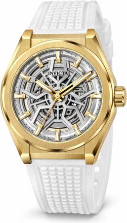 Invicta Speedway 70055 Herenhorloge - Quartz Uurwerk - Metaal met Zilveren Wijzerplaat - 46 mm