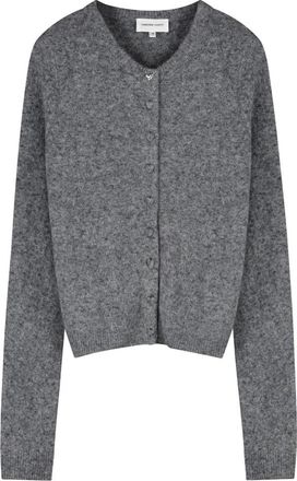 Fab By Fabienne Chapot Lidia Button Cardigan - Dames - Vesten - Grijs - S - Wol - Truien & Vesten
