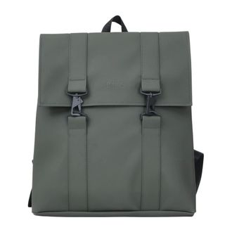 Rains Backpacks, male, Green, Size: ONE SIZE Green Minimalist Backpack for City Style