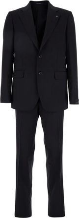 Tagliatore Heren, Pakken, Blauw, Maat: 2XL Wol