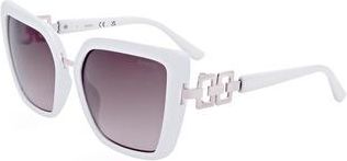 Guess Brown Gradient Butterfly Ladies Sunglasses GF00039 21F 55