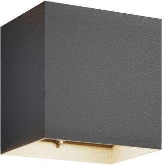 Lucande Led Outdoor Wall Light Evie made of Aluminium