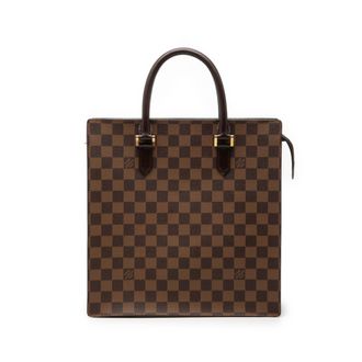 Louis Vuitton Damier Brown Pvc Leather Handbag Tote Bag (Pre-Owned)