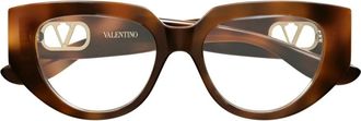 Valentino Glasses, female, Brown, Size: 52 MM Optical Frame