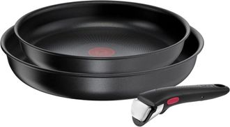 T-fal Ingenio Daily Chef Sartenes Negras 24 Y 28 Cm