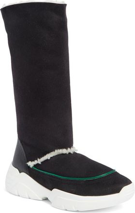 Longchamp Fleece Lined Tall Boot in Black at Nordstrom Rack, Size 10Us / 41Eu