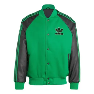 adidas Originals SST Bomber Jacket Green Black HZ0696