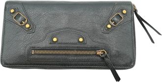 Balenciaga Black Leather City Wallet (Authentic Pre-Loved)