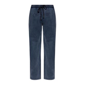 Off-white Sweatpants, male, Blue, Size: 2XL Laundry Sweatpant