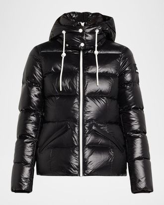 Mackage x Roller Rabbit Madalyn-RR Down Jacket with Removable Hood