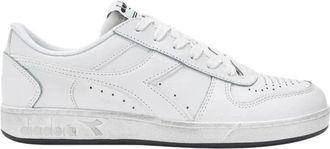 Diadora Game L Low Top Sneakers - Heren - Sneakers - Wit - 44 EU - Leer - Schoenen