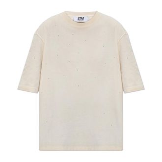 Golden Goose T-Shirt With Shimmering Embellishments