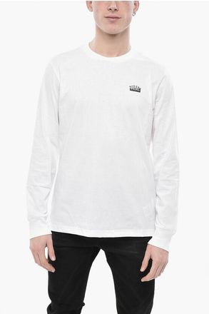 Diesel Crewneck T-Shirt T-JUST-LS-SITUATION Long Sleeve With Printe size Xxl