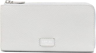 Lancel Ninon leather zipped wallet - unisex - Calf Leather - One Size - White