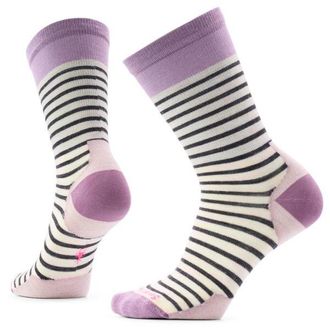 Smartwool Everyday Pin Stripe Crew Socks Multifunktionssocken f&uuml;r Damen | grau
