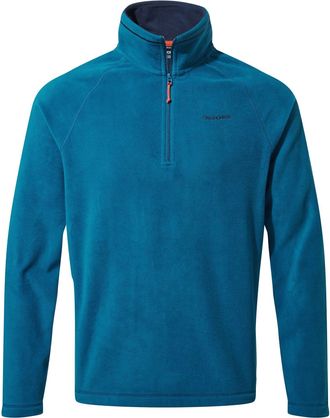 Craghoppers Heren Corey VI Half Zip Fleece Top (Poseidon Blauw)