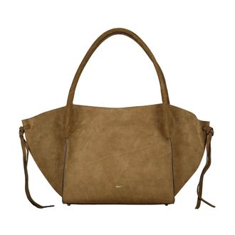 Abro Tassen, Dames, Groen, ONE Size, Leer, Tekla Vibe Big Tote