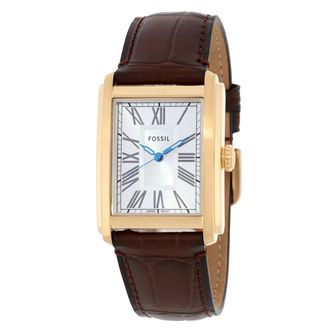 Fossil Carraway Quartz Silver Dial Watch FS6011