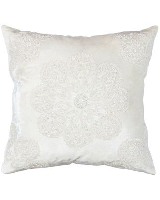 Pasargad Home Naples Embroidered Pillow