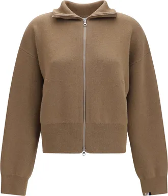 Extreme Cashmere Womens Cashmere Sweater N&deg;385 Xtra Cute Chai