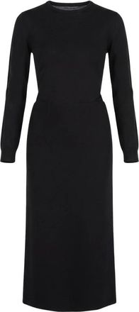 Liviana Conti Abito Marida - Dames - Kleedjes - Zwart - L - Wol - Kleedjes