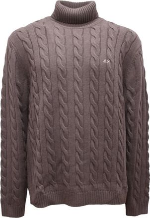 Sun 68 Heren, Truien, Grijs, Maat: XL Wol