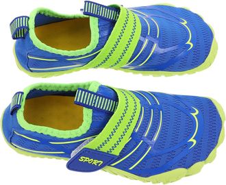 UPKOCH Quick Dry Water Shoes Blue, Breathable Soft Sole Barefoot Sports Sneakers for Swimming, Running Hiking, Lightweight Summer Outdoor Athletic Footwear S