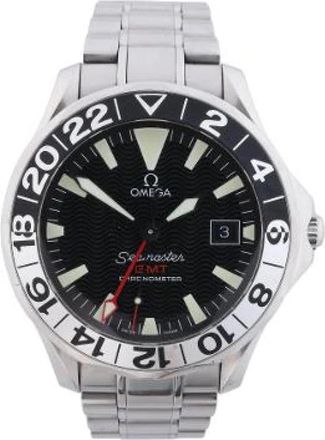 Omega Pre-owned Seamaster - Dames - Vintage Horloges - Zwart - ONE Size - Vintage