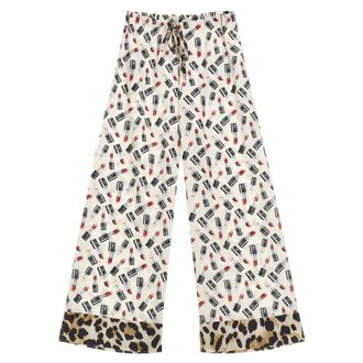 5 Progress Wide Trousers, female, Multicolor, Size: L 16066Lipstick