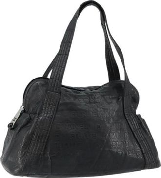 Chanel Pre-owned Shoulder Bags, female, Black, Size: ONE SIZE Pre-owned Vintage Shoulder Bag