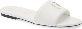 Marc Jacobs The Snapshot Slide Sandal in Bright White at Nordstrom, Size 10Us