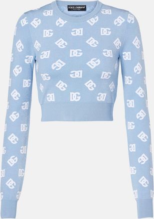 Dolce & Gabbana Logo cropped sweater