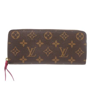 Louis Vuitton Brown Fuchsia Monogram Long Bill Wallet (Bi-Fold) (Pre-Owned)