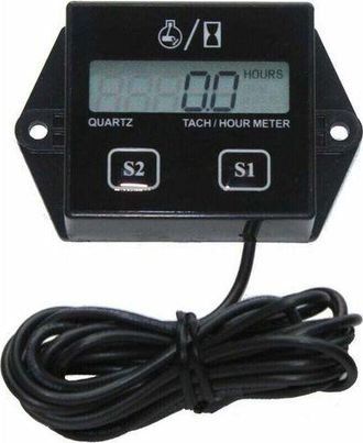 OEM Tac&oacute;metro Para Motocicleta, Tac&oacute;metro Digital, Contador De Horas Inductivo Para Motores Peque&ntilde;os De 2 Y 4 Tiempos, Tac&oacute;metro Impermeable Con Bater&iacute;a R