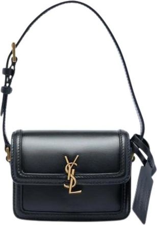 Saint Laurent Pre-owned Solferino Schoudertas - Dames - Vintage Schoudertas - Zwart - ONE Size - Leer - Vintage