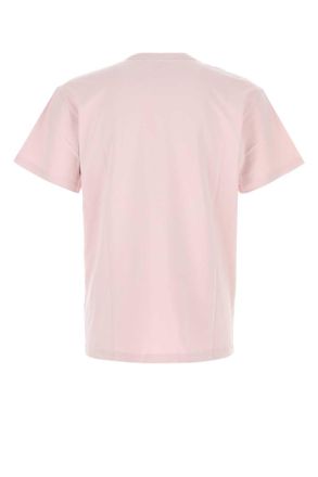 Carhartt Work in Progress Mens Pastel Pink Cotton S-S Chase T-Shirt Airpinkgold Exterior