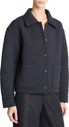 Vince Quilted Collared Jacket