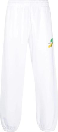 Off-white Brush Arrows Logo Joggingbroek - Heren - Sweatpants - Wit - M - Katoen - Broeken