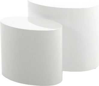 Selsey Selsey Plomin - Set Di Dos Mesas De Caf&eacute; - Blanco - Escandinavo