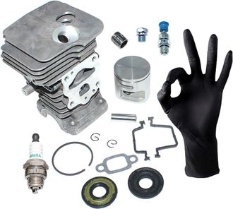 Elle Kit De Cilindro Y Pist&oacute;n Para Husqvarna 445 445 Ii 445e 445e Ii 450 450 Ii 450e 450e Ii Jonsered Cs2245 Cs2250 Redmax Gz500 Mcculloch Cs450 Craftsman 