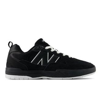 New Balance Hombre NB Numeric Tiago Lemos 808L en Negro/Blanco, Gamuza/Malla, Talla 42.5