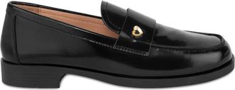 Love Moschino Mocassini con applicazione - Nero