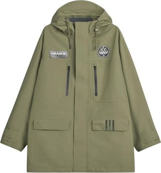 adidas Jassen, Heren, Groen, L, Sunnyhurst Hooded Jacket